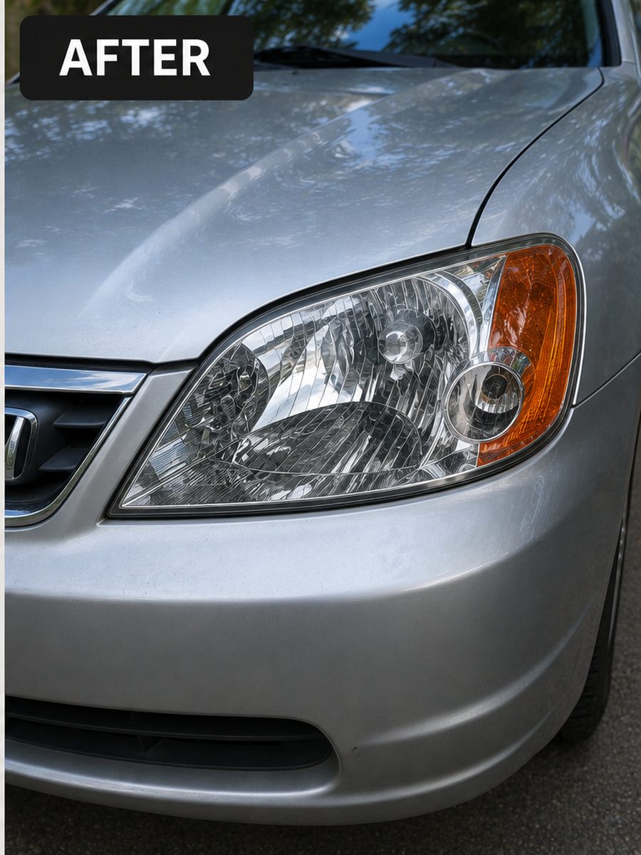 Honda headlight after
